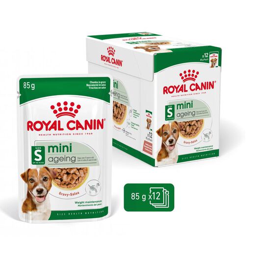 Royal Canin Mini 12+ Ageing sobres en salsa para perros, , large image number null